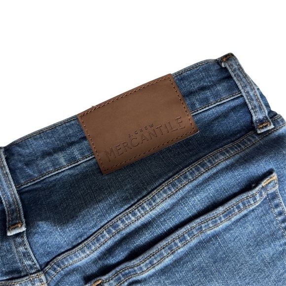 J.CREW High Waisted Slim Boyfriend Straight Leg Crop Denim Jeans - Picture 7 of 10